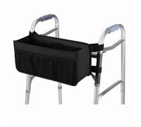 Folding Walker Accessory Kit with Basket, Bag, and Cup Holder for Mobility Aids