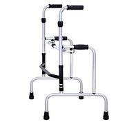 Folding Walker Lightweight Walker Height Adjustable, Lightweight Rehabilitation Auxiliary Walking Frame with Removable Armrest & Wheels VBTJWRFE
