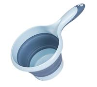 Folding Water Ladle - Household Long Handled WaterLadle | Thickened Children's Bath Ladle And Foldable Water Scoop Cup | Ergonomic Design For Kitchen Camping Shampooing