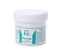 Folewr - Flujo de pasta de estaño, pasta de soldadura, polvo de soldadura de latón plateado para soldadura de cobre y aluminio, 100 g