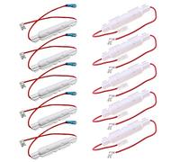 Folewr Fusibles de microondas de alto voltaje 0.65 A/0.7 A/0.75 A/0.85 A Kit de fusibles de horno de microondas con tubo Shell Inicio Cocina Aparatos de cocina Piezas de reparación 5 piezas
