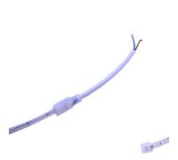 FOLGEMIR Enchufe de 2 pines, conector sin soldadura, cable de alimentación de reemplazo para cinturón LED de 10 mm de ancho con chip IC