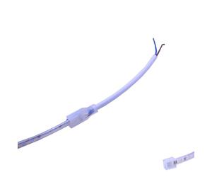 FOLGEMIR Enchufe de 2 pines, conector sin soldadura, cable de alimentación de reemplazo para cinturón LED de 10 mm de ancho con chip IC