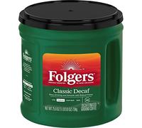 Folgers - Café Clásico Descafeinado | Café Molido Intensidad Media - 1 Lata de 734 g