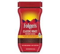 Folgers Instant Coffee Crystals, Classic Roast, 16 Ounce