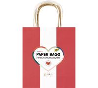 folia 21859/7 Paper Bags Classic M, 7 Paper Bags Made of 110-125 g/m² Kraft Pape