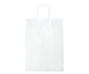 folia 23100 - Bolsas de Papel XL (110 g/m², 15 Unidades, Aprox. 31 x 42 x 11 cm), Color Blanco