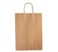 folia 23110 Kraft Paper Bags XL 125 g/m² Gift Bags Pack of 15 Approx. 31 x 42 x
