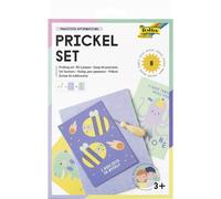 folia 23619 - Prickel Set Pawsitive Affirmations, Set de Manualidades con 1 Aguja de pinchar, 1 Base de Fieltro y 6 Plantillas de Motivos, Incl. Instrucciones e Ideas DIY