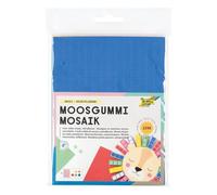 Folia 2364 Mosaico de gomaespuma, autoadhesivo, 6 hojas, aprox. 15 x 20 cm, 2 mm de grosor, colores surtidos, multicolor