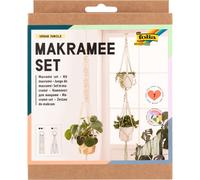 Folia 23729 Urban Jungle Macrame Set, 7 Pieces, Yarn (Natural Beige), Yarn (Past