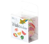 folia 26506 - Pegatinas de Washi Tropical, Formas precortadas de Papel de arroz, 200 Unidades en Rollo, Ideales para Decorar y Decorar