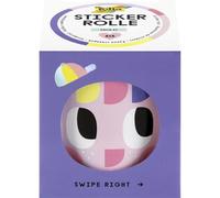 folia 27106 - Rollo de pegatinas FACE IT, juego de 816 pegatinas, 4 m de largo con varios motivos autoadhesivos