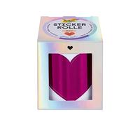 folia 27201 - Rollo de Pegatinas Hearts, Set de 48 Pegatinas, 3 m de Largo con Varios Motivos de Corazones autoadhesivos
