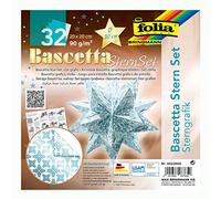 'Folia 403/2020 Bascetta bltter plegable para de estrella, color azul verdoso/estampado
