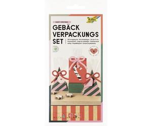 folia 48206 - Set de embalaje para pasteles SWEET CHRISTMAS, 6 bolsas de regalo con diseño navideño y etiquetas, incl. 6 x 40 cm de alambre chenilla, para dulces y pasteles