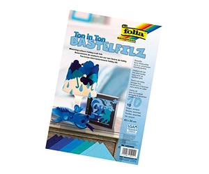 folia 520493 - Fieltro para Manualidades, mismas tonalidades (20 x 30 cm, 10 láminas Surtidas)