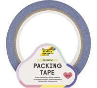folia 55025 - MAKE IT ICONIC cinta para paquetes, 4,8 cm x 25 m, cinta adhesiva de colores en arco iris, para decorar y embellecer
