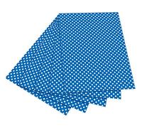 folia 5903 - Cartulina fotográfica Azul con Lunares Blancos, 50 x 70 cm, 10 Hojas, impresión por Ambos Lados, para Manualidades y diseño Creativo de Tarjetas, Ventanas y álbumes de Recortes