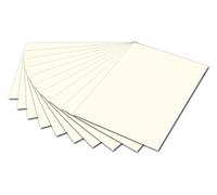 Folia 6101 - Cartón fotográfico, 50 x 70 cm, 10 pliegos, Color Blanco Perla