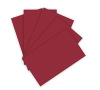 Folia 6122/4/22 - Cartulina de 220 g/m², cartón para Manualidades en Color Rojo Oscuro, DIN A4, 100 Hojas, como Base para numerosas Manualidades