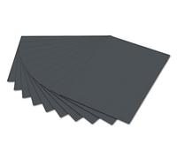 folia 6188 - Cartón fotográfico (50 x 70 cm, 300 g/m², 10 Hojas), Color Gris Antracita