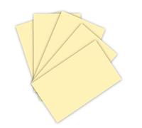 folia 6311 - Papel de color (130 g/m², DIN A3, 50 hojas, como base para muchas manualidades), color amarillo