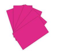 folia 6323 - Papel de arcilla, 130 g/m², papel de dibujo en rosa, DIN A3, 50 hojas, como base para numerosas manualidades
