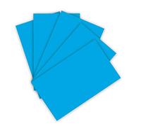 folia 6333 - Papel de color 130 g/m², papel de dibujo en pazifik, DIN A3, 50 hojas, como base para muchos trabajos de manualidades
