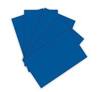 folia 6335 - Papel de Color 130 g/m², Papel de Dibujo en Color Azul Real, DIN A3, 50 Hojas, como Base para Muchos Trabajos de Manualidades