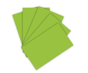 folia 6350 - Papel de Color 130 g/m², Papel de Dibujo en Color Verde, DIN A3, 50 Hojas, como Base para Muchos Trabajos de Manualidades