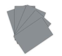 folia 6384 - Papel de Tono, 130 g/m², Papel de Dibujo en Gris Piedra, DIN A3, 50 Hojas, como Base para numerosas Manualidades
