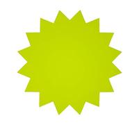 Folia 671 911 - Publicidad Símbolo - Estrella, Aprox. 18 cm, 20 Unidades, Color Amarillo