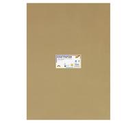 folia 691/25/98 Papel Kraft Natural 120 g/m² Aproximadamente 50 x 70 cm, 25 hojas para manualidades individuales y diseño de tarjetas de felicitación, invitaciones, tarjetas de lugar, etc.