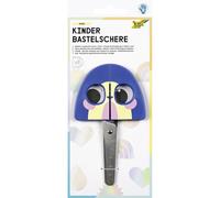 folia 772 - Tijeras para Manualidades Infantiles Rainbow, Aprox. 16 cm, Tijeras Infantiles con Motivo Arco Iris y Regla en Relieve, Acero Inoxidable con Esquinas Redondeadas, para diestros