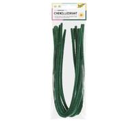 folia 77858 - Alambre de chenilla para limpiar pipas (10 unidades, 8 mm de diámetro, 50 cm de largo), color verde