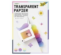 folia 785 - Carpeta con papel transparente arcoíris (10 hojas, 115 g/m², aprox. 22,5 x 32 cm)