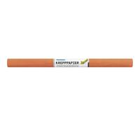 folia 824109-Papel Rojo Anaranjado Claro, 10 Papel de Mezcla FSC, Cada Rollo Aprox. 50 x 250 cm, 32 g/m², Resistencia en húmedo, Cinta crepé elástica con Superficie Rugosa, Paper, Light Orange-Red