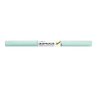 folia 824125-Papel Menta, 10 Papel Mezcla FSC, Cada Rollo Aprox. 50 x 250 cm, 32 g/m², Resistencia en húmedo, Cinta crepé elástica con Superficie Rugosa para Decorar, Paper, Mint