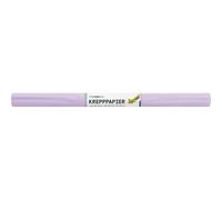 folia 824132-Papel Lila, 10 Papel Mezcla FSC, Cada Rollo Aprox. 50 x 250 cm, 32 g/m², Resistencia en húmedo, Cinta crepé elástica con Superficie Rugosa para Decorar, Paper, Lilac