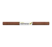 folia 824161-Papel marrón castaño, 10 Papel Mezcla FSC, Cada Rollo Aprox. 50 x 250 cm, 32 g/m², Resistencia en húmedo, Cinta crepé elástica con Superficie Rugosa para Decorar, Paper, Chestnut Brown