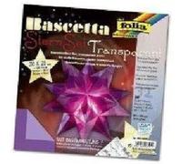 Folia 860/2020 DIY kit Bascetta- Set creativo de estrellas (20 x 20 cm) (32 hojas de papel transparente color morado)[Importado de Alemania]