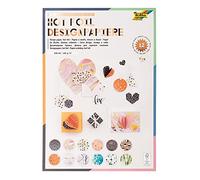 Folia - Bloc de papel con diseño de hotfoil III, a4, 165 g/m2, color negro