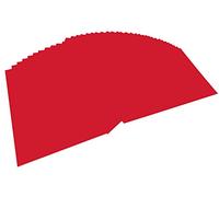 Folia Bringmann - Papel A4 coloreado, 100 hojas, Rojo (Crimson)