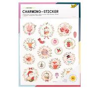 folia Charming Stickers Christmas III 18216 - Pegatinas (61 unidades), varios diseños