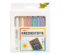 Folia Juego de 6 lápices tiza surtidos en colores diferentes.