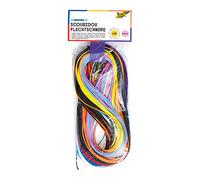 Folia Kit de Cordones de Colores para trenzar Que los niños Pueden Usar para Crear Pulseras, Joyas y llaveros (Pack de 1).