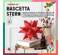 Folia Kit para Hacer Estrellas 836/3030 Bascetta, Color Azul, Rojo, 15 x 15 cm