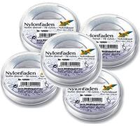 Folia Nylon hilos en bobina, transparente, 0,50 mmx100 m, capacidad de carga 7,5 kg, 1