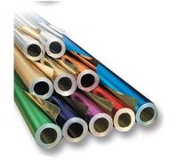 folia - Papel de Aluminio, Doble Cara, plastificado, 50 cm x 10 m